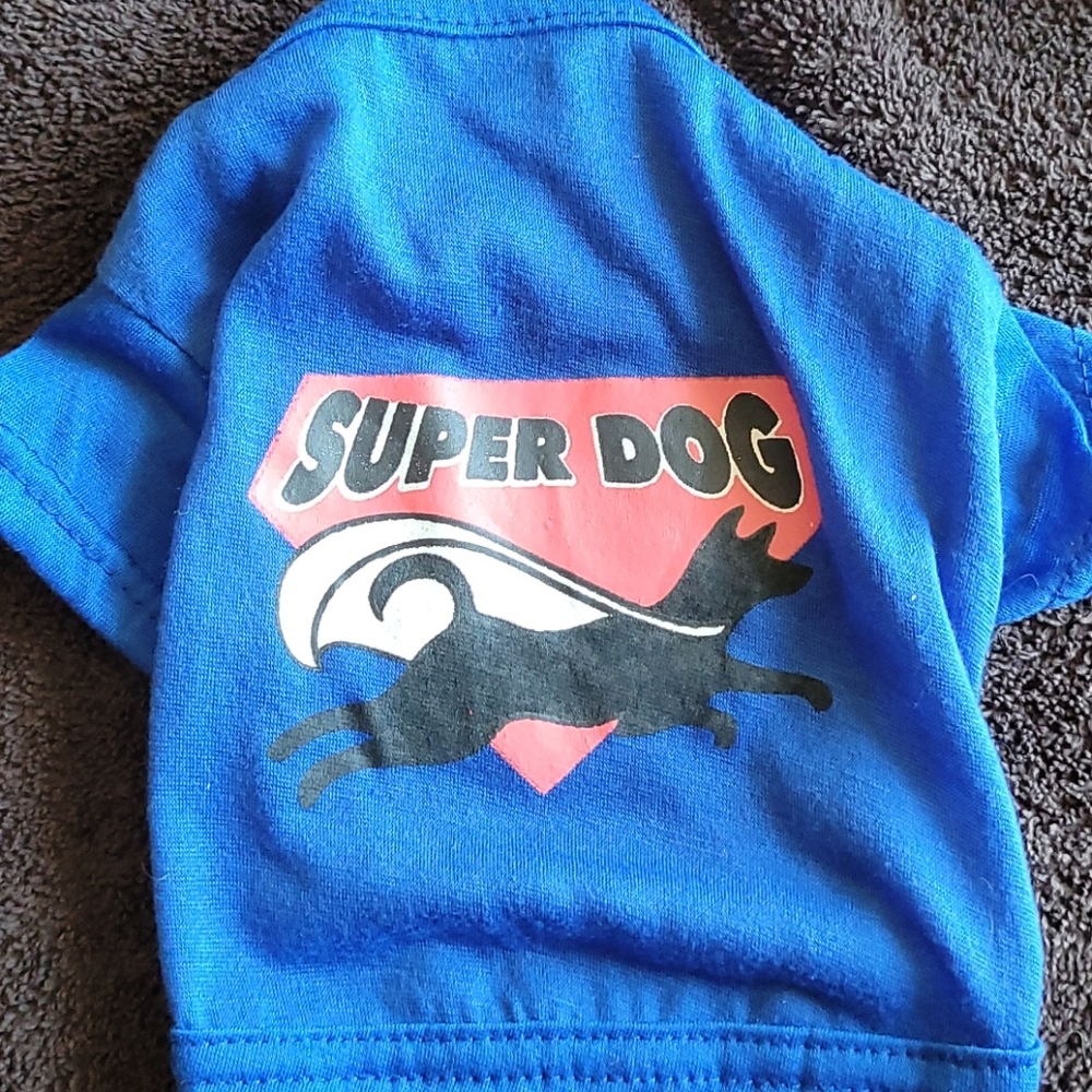 Super Dog Small Dog Shirt XS-S
